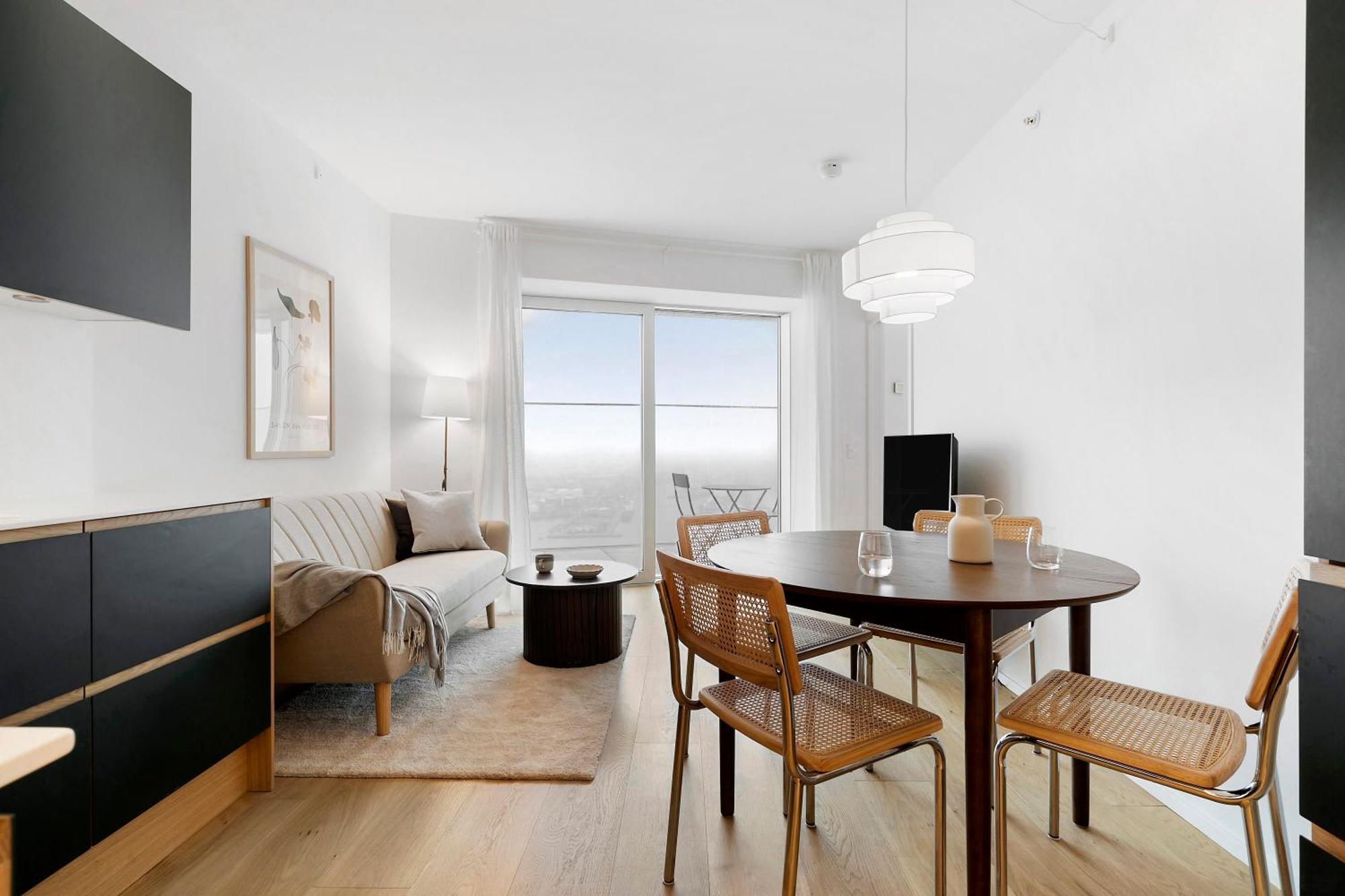 Penthouse Paradise On 39Th Floor Apartment Arhus Ngoại thất bức ảnh