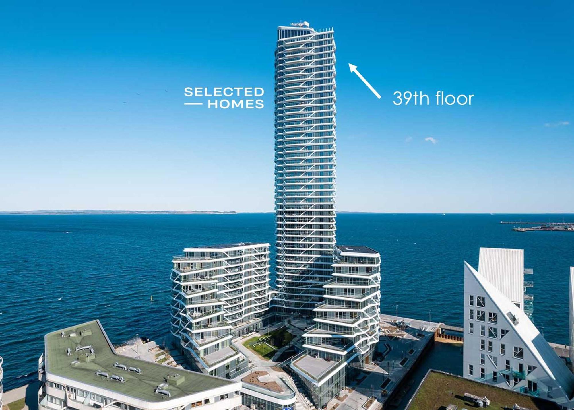 Penthouse Paradise On 39Th Floor Apartment Arhus Ngoại thất bức ảnh